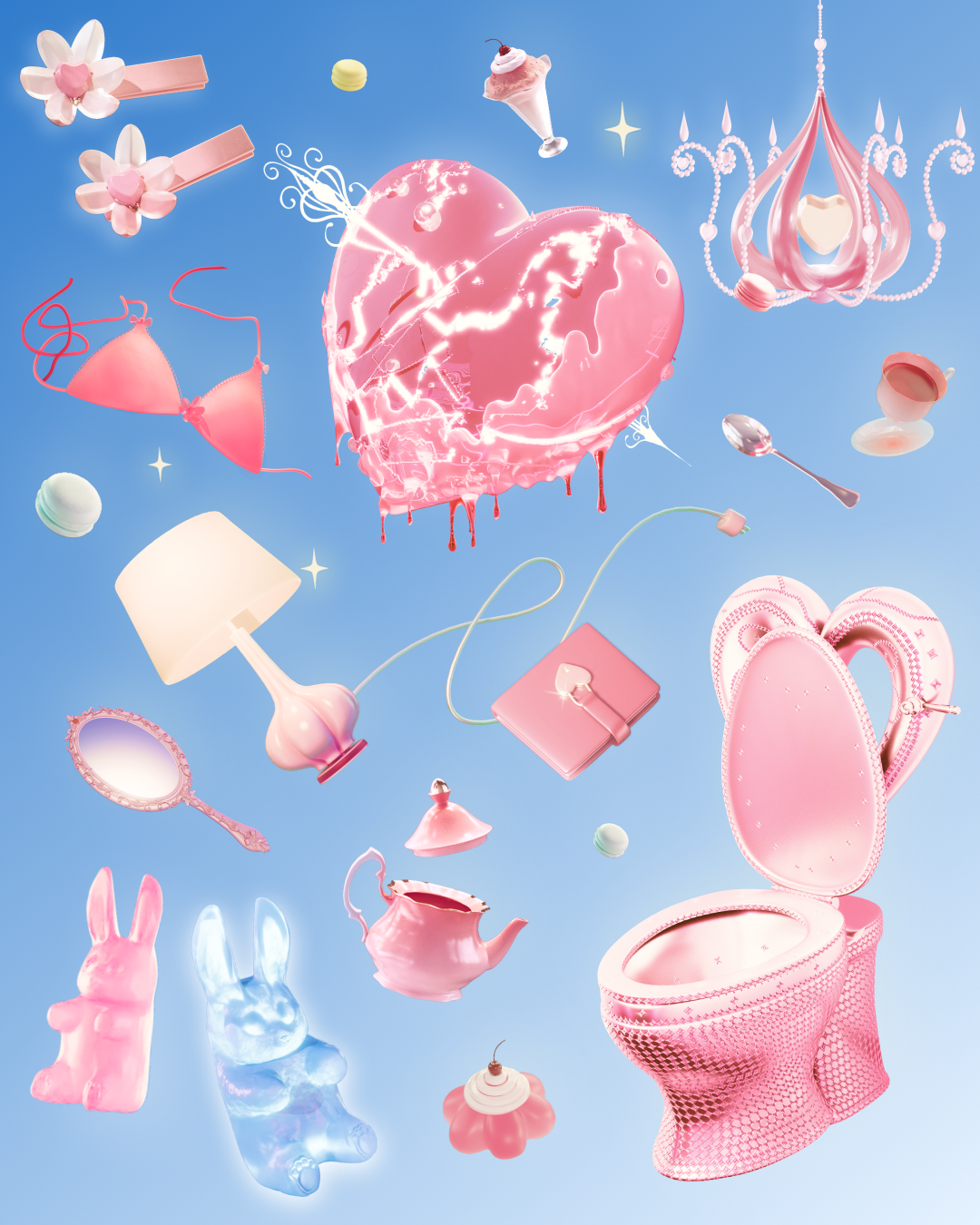 Garlica Princess brand assets collage