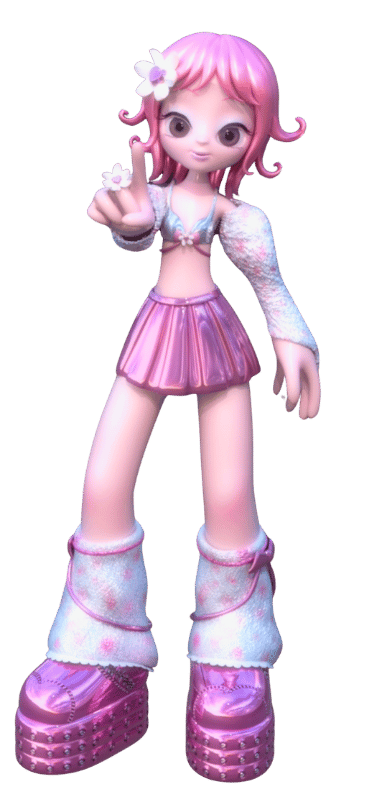 Cute pose