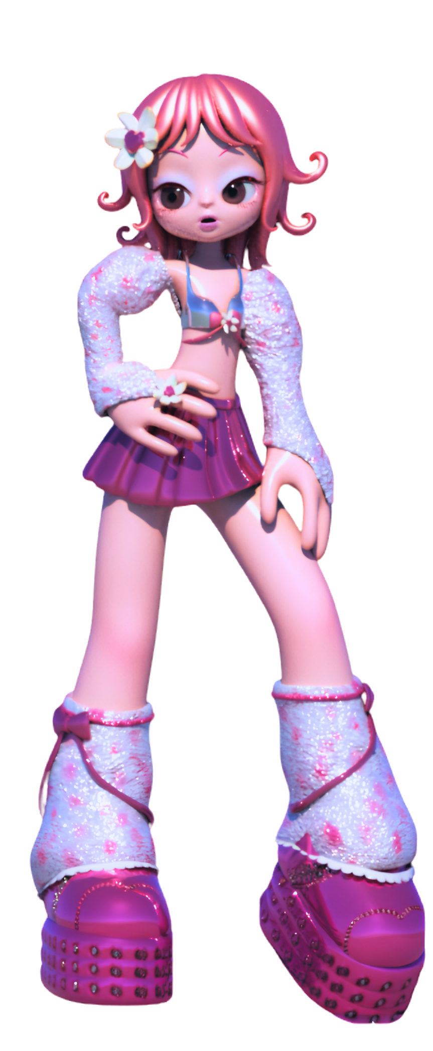 Virtual IP character render